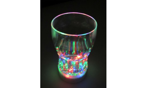 Светящийся стакан многоцветный 3