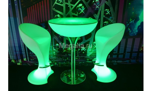 Светящийся коктейльный стол "Martini"