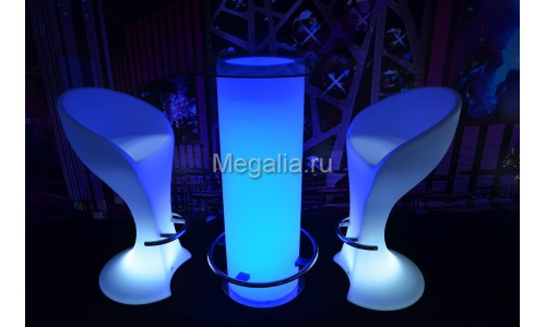 Светящийся коктейльный стол "Column"