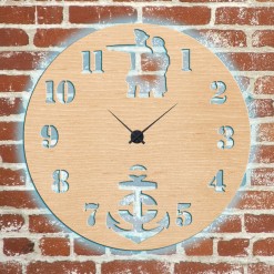 Часы с подсветкой «Моряки №158»