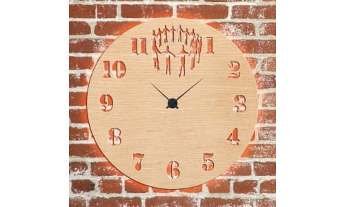 Часы с подсветкой «Люди №196»