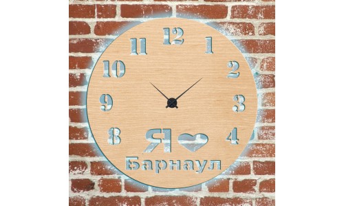 Часы с подсветкой «Барнаул №291»