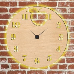 Часы с подсветкой «Яблоко №297»