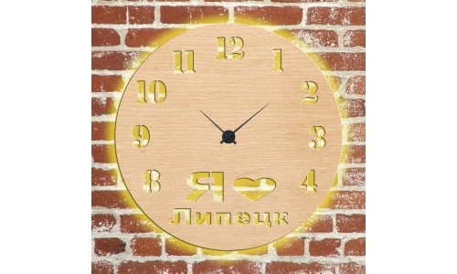 Часы с подсветкой «Липецк №355»