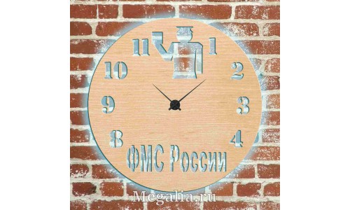 Часы с подсветкой «ФМС России №415»