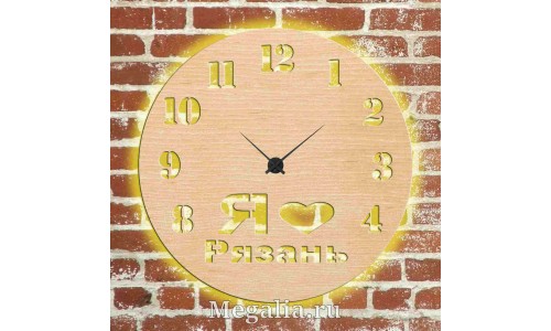 Часы с подсветкой «Рязань №478»