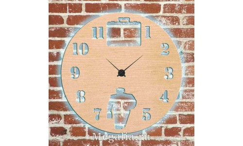 Часы с подсветкой «Дипломат №668»