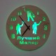 Часы с подсветкой «Маляр №837»