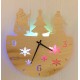 Часы с подсветкой «Дед мороз №858»