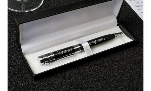 Именная ручка с гравировкой "Декор"