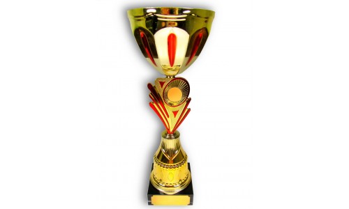 Кубок с индивидуальной гравировкой "Золото с красным"