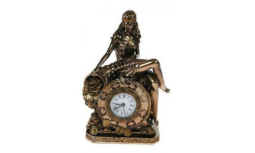 Настольные часы "Богиня счастья и удачи"