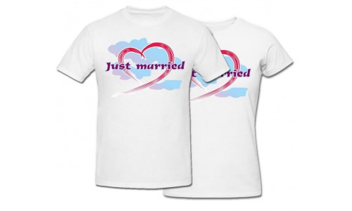 Комплект футболок *Just Married*