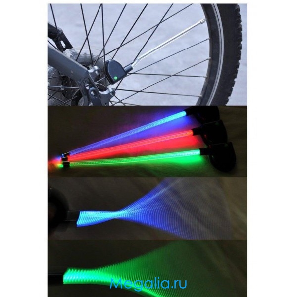 Светодиодная подсветка на колесо велосипеда