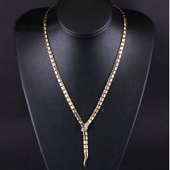 Ожерелье «Змейка золотая»