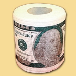 Туалетная бумага 100 долларов