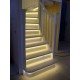 Подсветка ступеней лестницы (цвет белый)