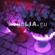 Подсветка клумбы 60 цветов