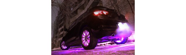 Подсветка колес автомобиля 