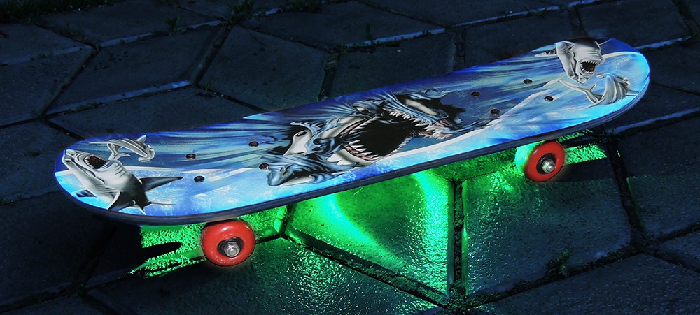  Подсветка скейтборда