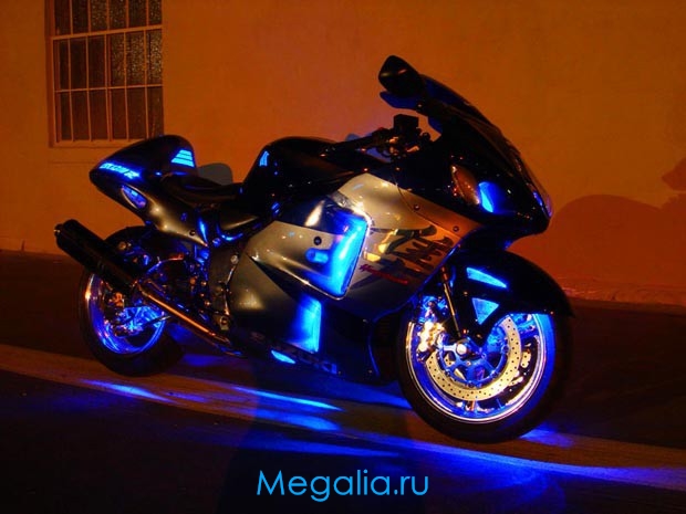 Подсветка мотоцикла 500 см